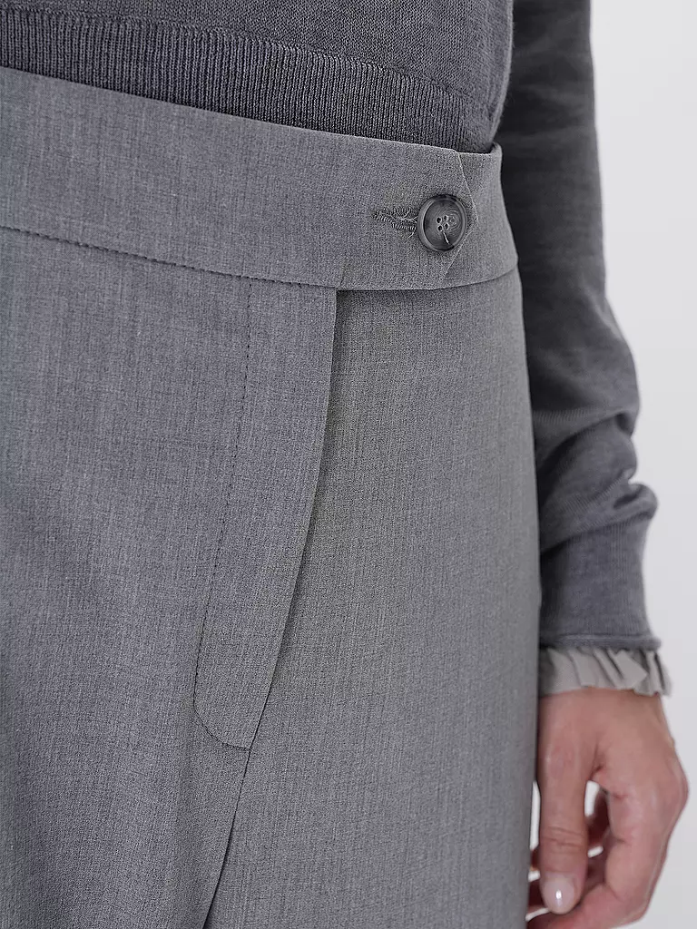 RIANI Hose Wide Fit grau
