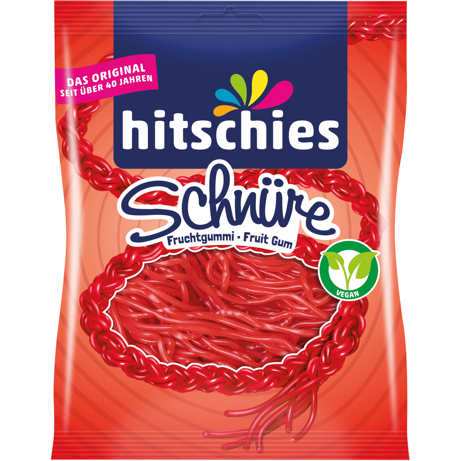 Hitschies Schnüre Erdbeere 125 g
