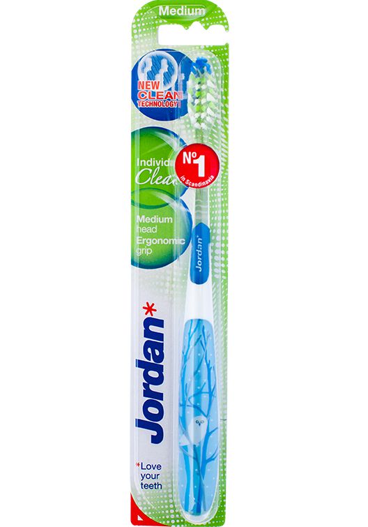 Individual clean medium tannbørste
