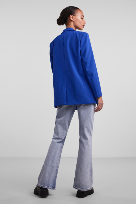 Pieces blauwe dames blazer