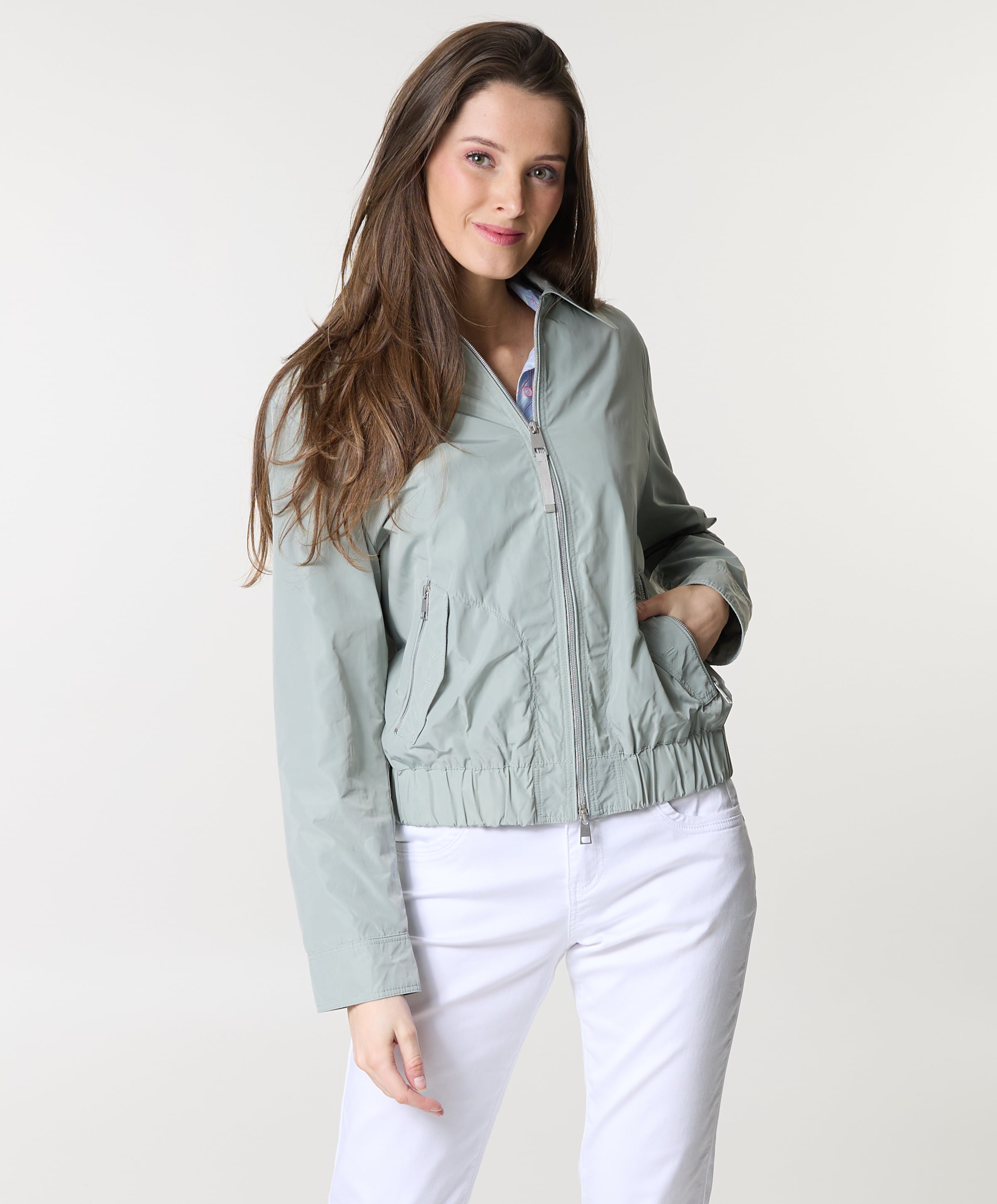 Barbara Lebek Dames jas groen