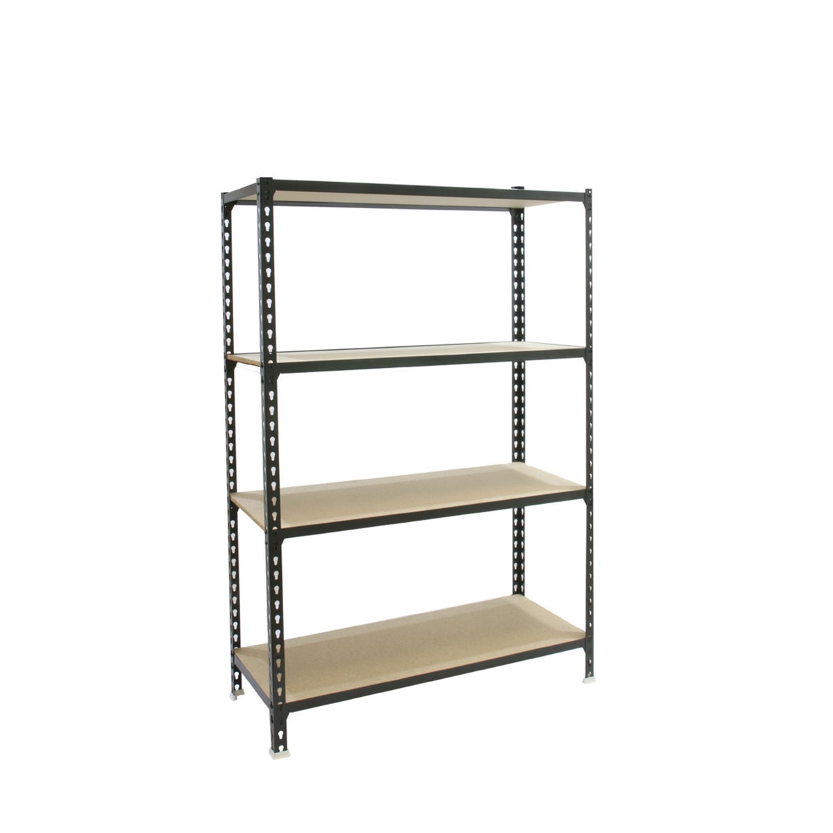 PROREGAL Heavy-Duty Stellingkast Mid Muli HxBxD 150 x 80 x 50 cm 4 Planken Plankdraagvermogen 150 kg Antraciet