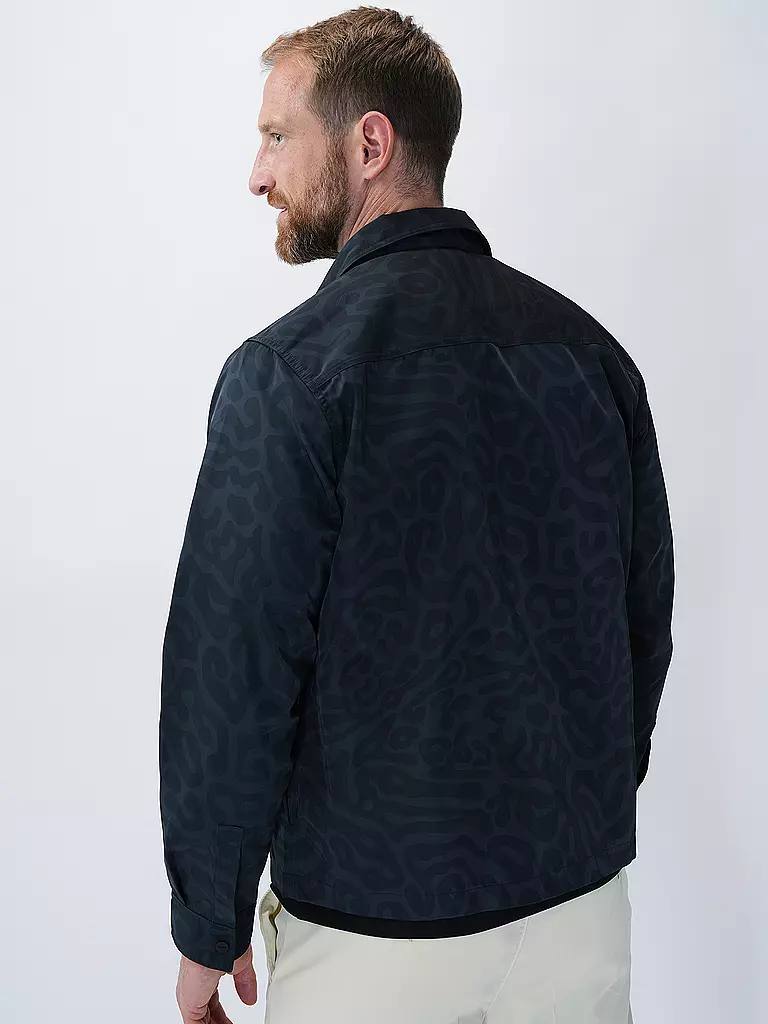 HUGO Overshirt schwarz
