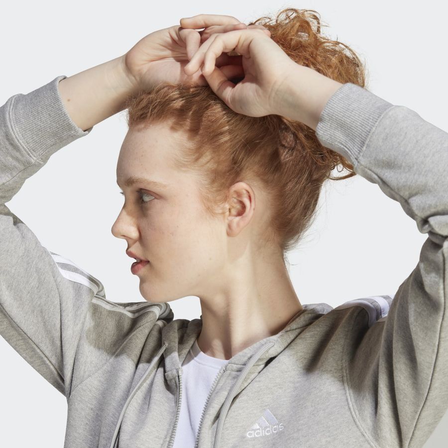 adidas Sweat à Capuche Essentials Pack de 3 Full Zip - Gris Femme