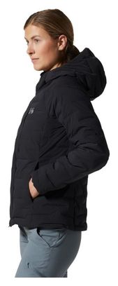 Doudoune Mountain Hardwear Stretch Down Hooded Noir Femme