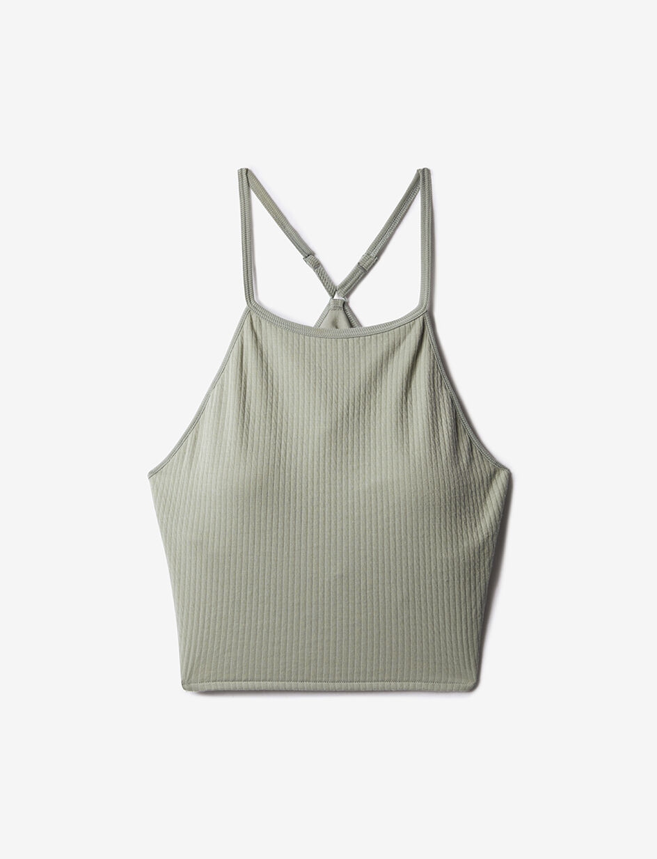 Débardeur avec soutien-gorge intégré - vert clair