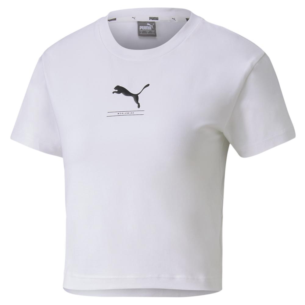 Puma T-shirt Blanc Femme Puma Nu-tility