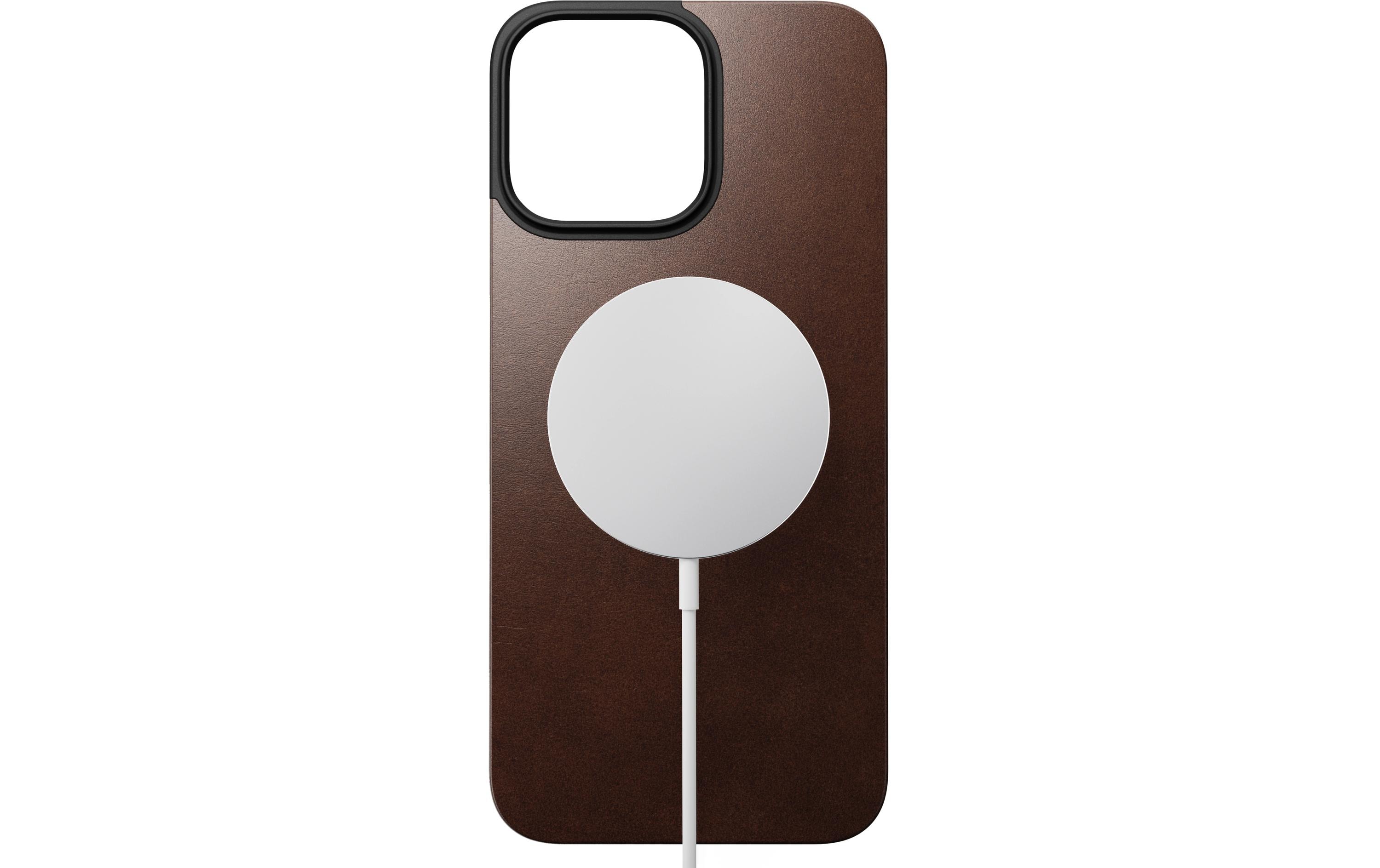 Back Cover Magnetic Leather iPhone 16 Pro Max RostbraunModerne Schutzhülle aus Leder für das Apple iPhone 16 Pro Max