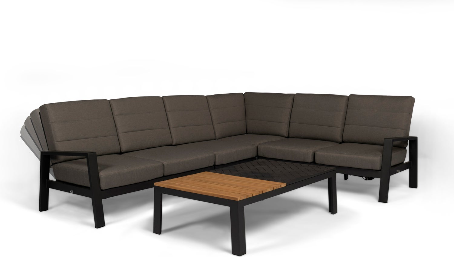 Tierra Outdoor loungebank middenstuk Queens antraciet
