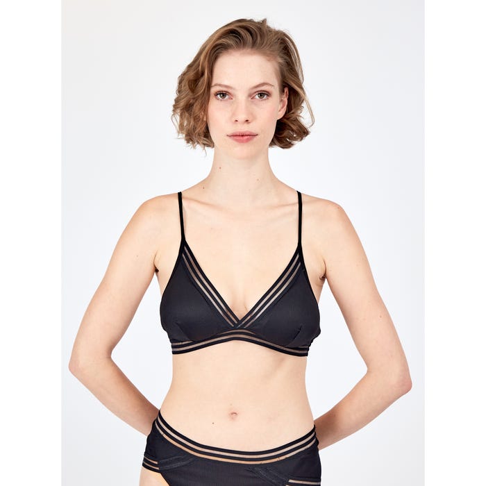 inSua-Bralette rib mesh - Insua