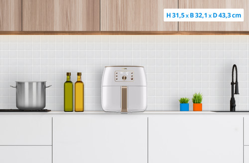 Philips Airfryer XXL Smart Sensing Premium Wit HD9870/20 + Bakvorm