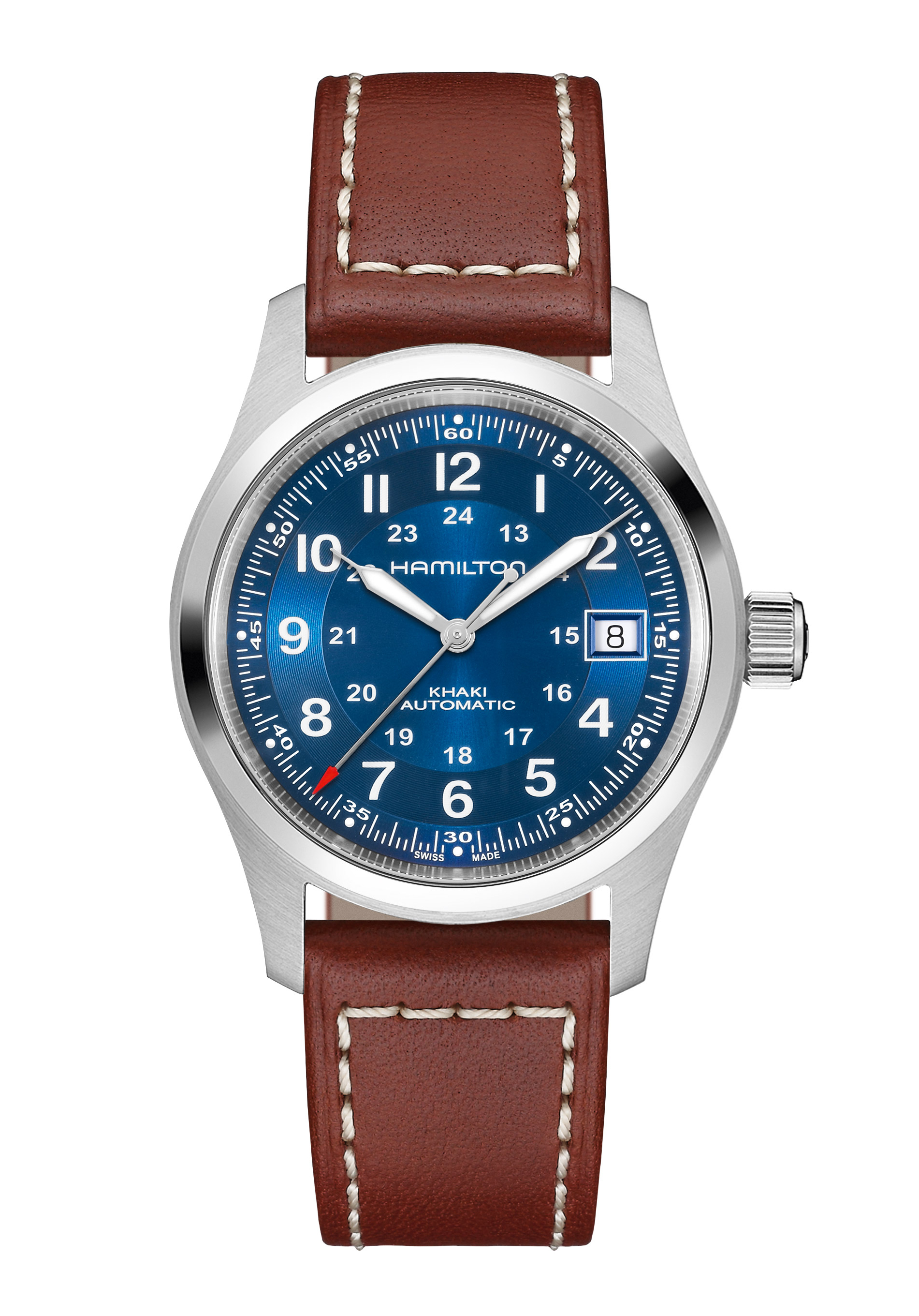 Hamilton Khaki Field Automatik 38mm Blau H70455540
