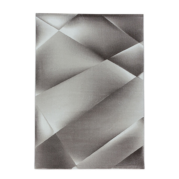 Modern vloerkleed - Streaky Design Bruin | Modern design