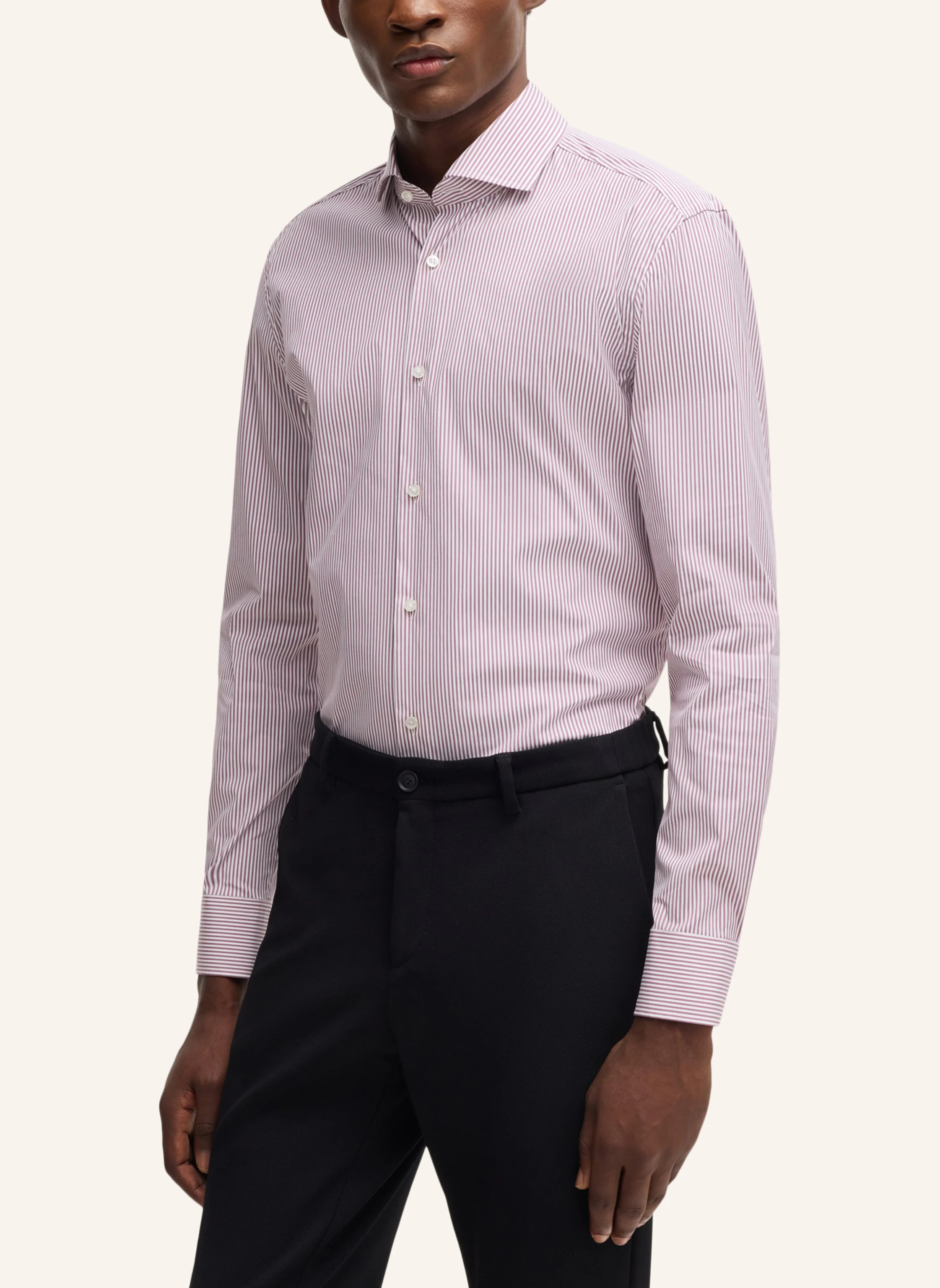 BOSS Business Hemd P-HANK-SPREAD-C1-222 Slim Fit