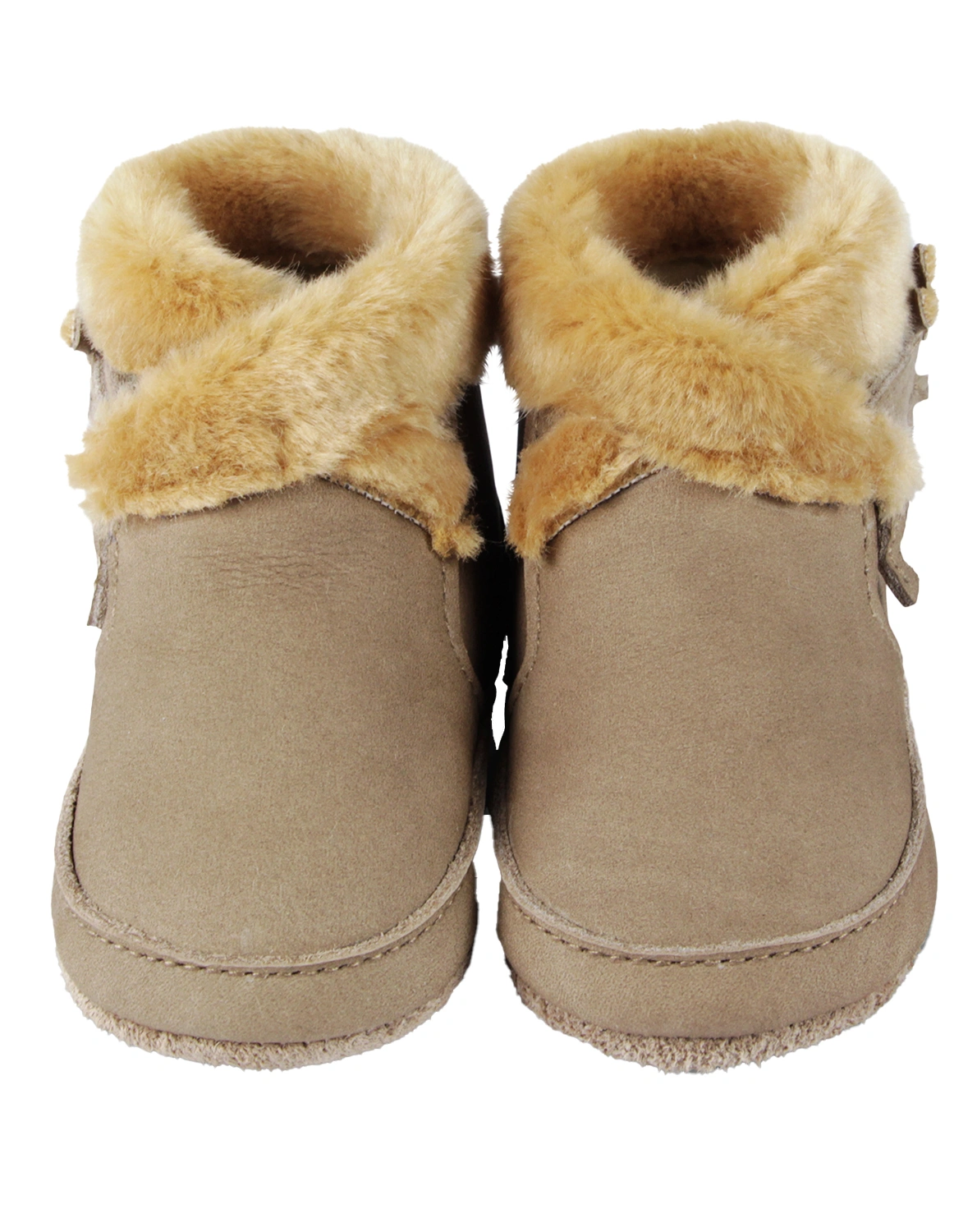 Krabbelschuhe TWISI - SQUIRREL gefüttert in truffle