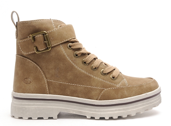 Dockers boots bottine plates femme 49vr301 beige