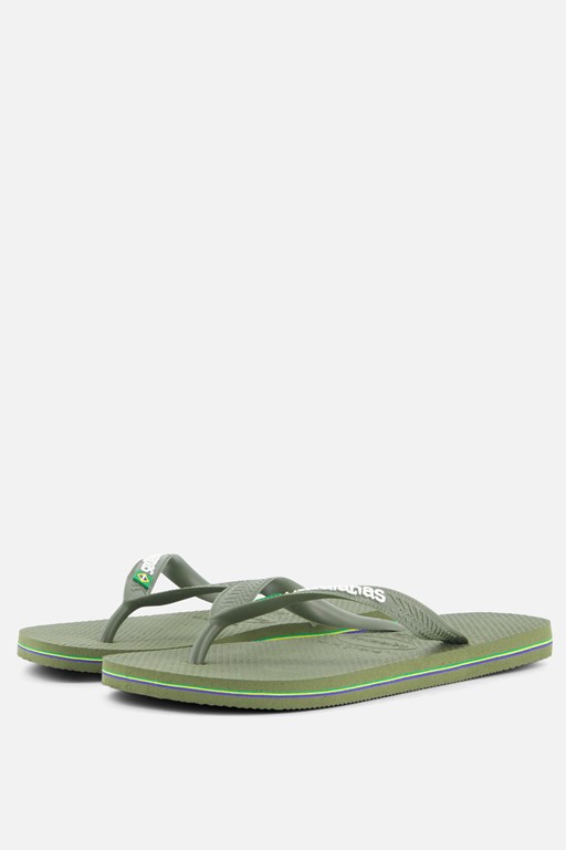 Havaianas Brasil Slippers groen Rubber