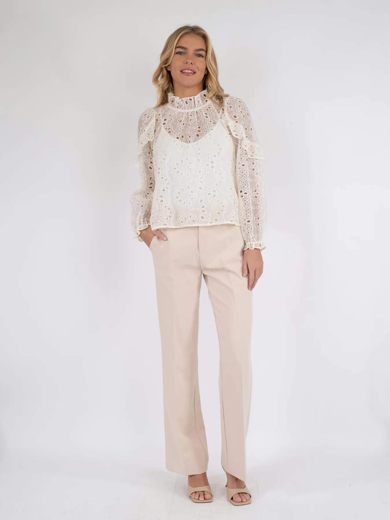 Neo Noir Nadira Embroidery Blouse