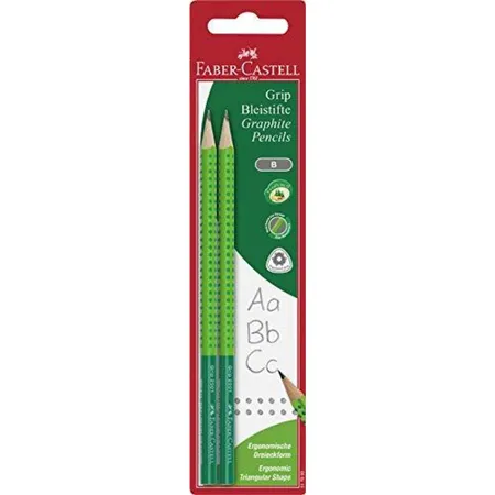 Faber-Castell Bleistift Grip Two Tone2 Stück, sortiert