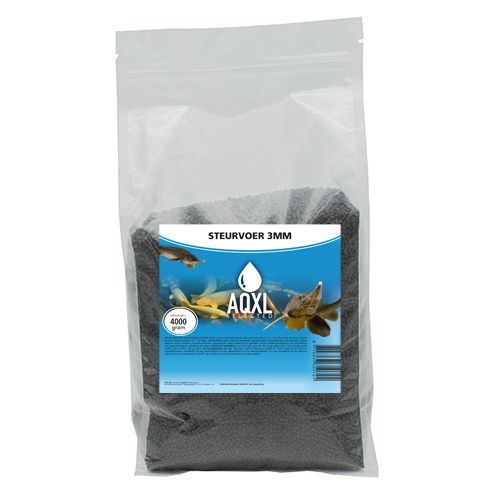 AQXL Selected Steurvoer S 3mm 4kg | Vijvervoer