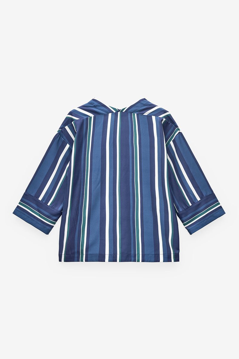 TÚNICA COM ESTAMPADO DE RISCAS