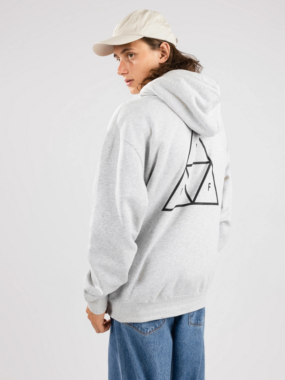 HUF Set TT P/O Hoodie heather grey