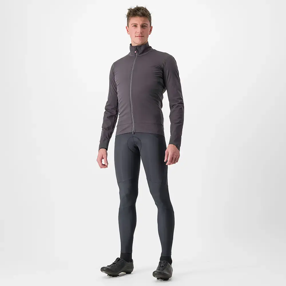 Castelli Alpha Ultimate Insulated Fietsjack Paars/Donkergrijs Heren