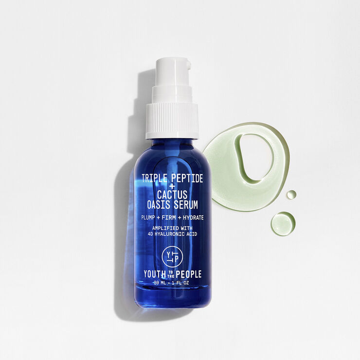 Youth To The People Triple Peptide   Cactus Oasis Serum - Hydrating face and neck serum