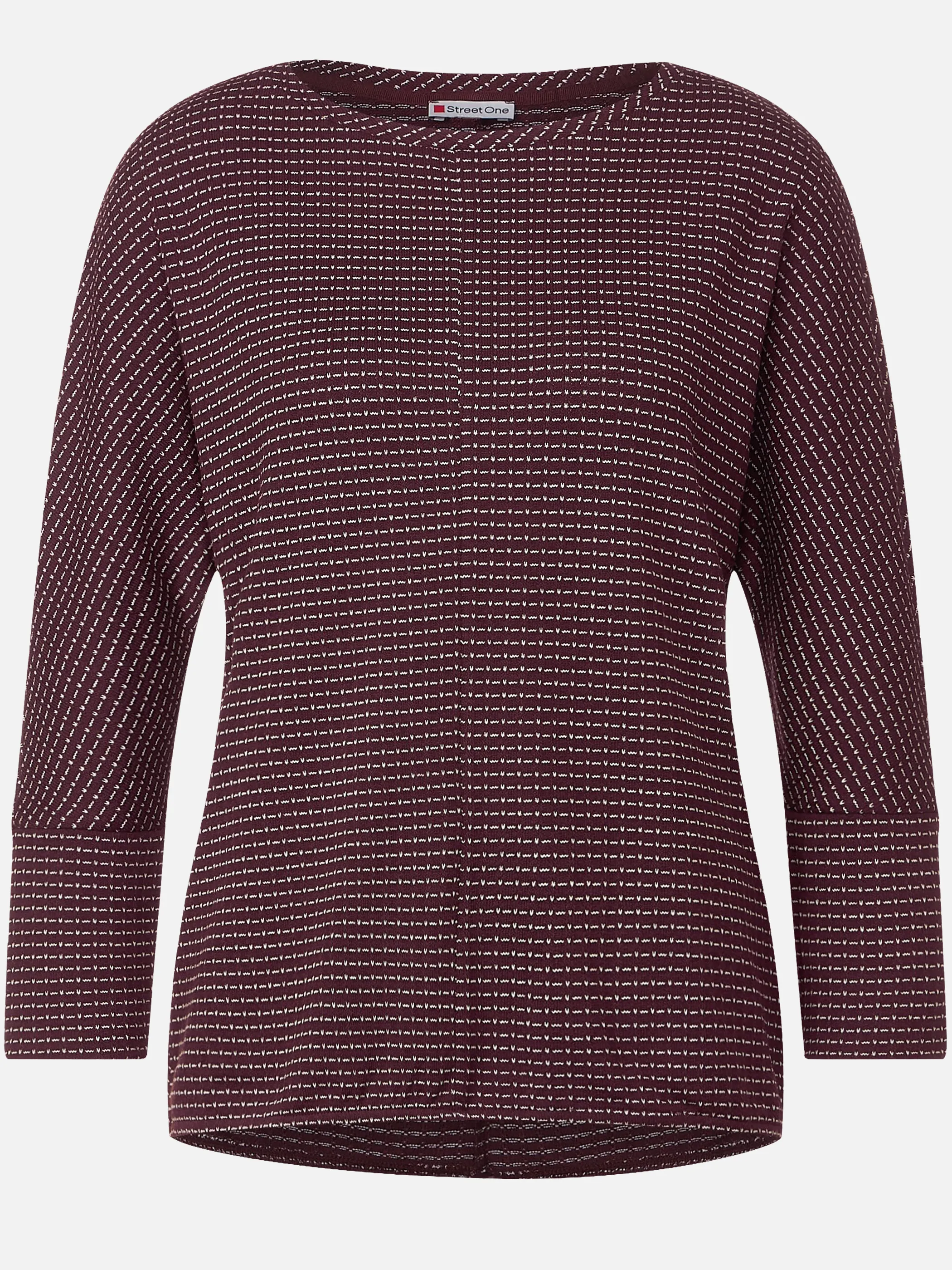DamenStickpullover zweifarbig