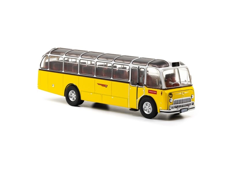 ACE Bus C40U Haifisch PTT 3-Pässe-Fahrt 1:87 Detailgetreuer Miniaturbus im kompakten Format