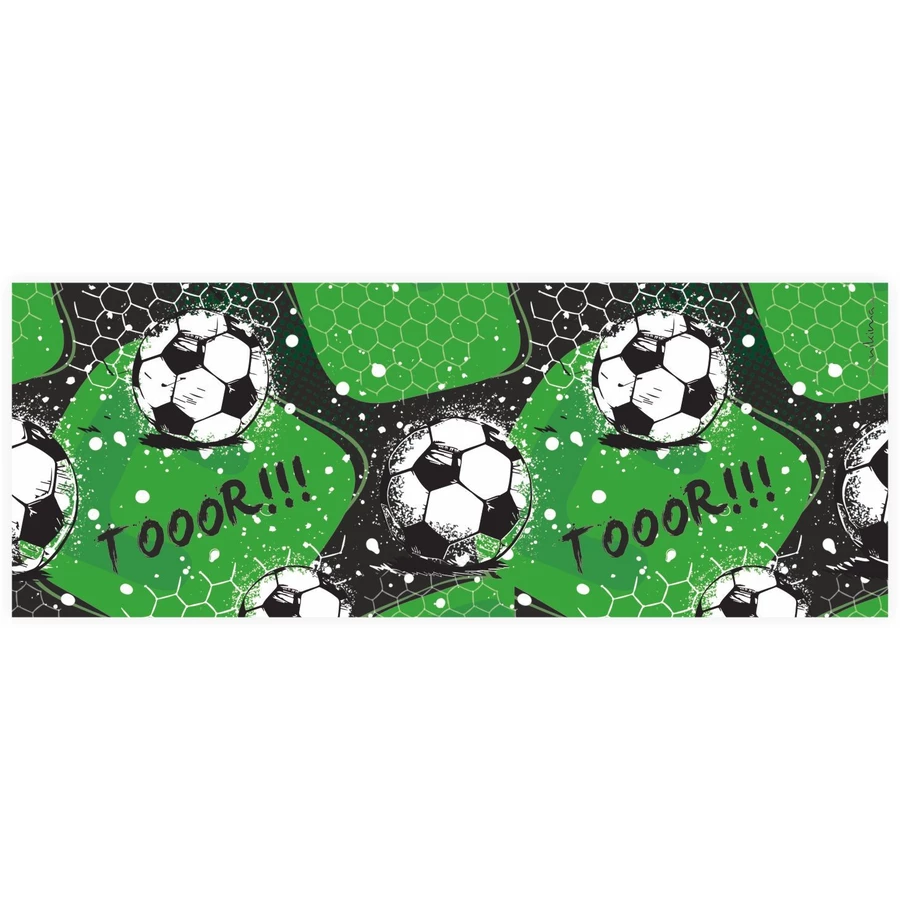 Nikima Stiftebecher Fussball TOR inkl. 12 Dreikant Buntstiften Stifteköcher grün