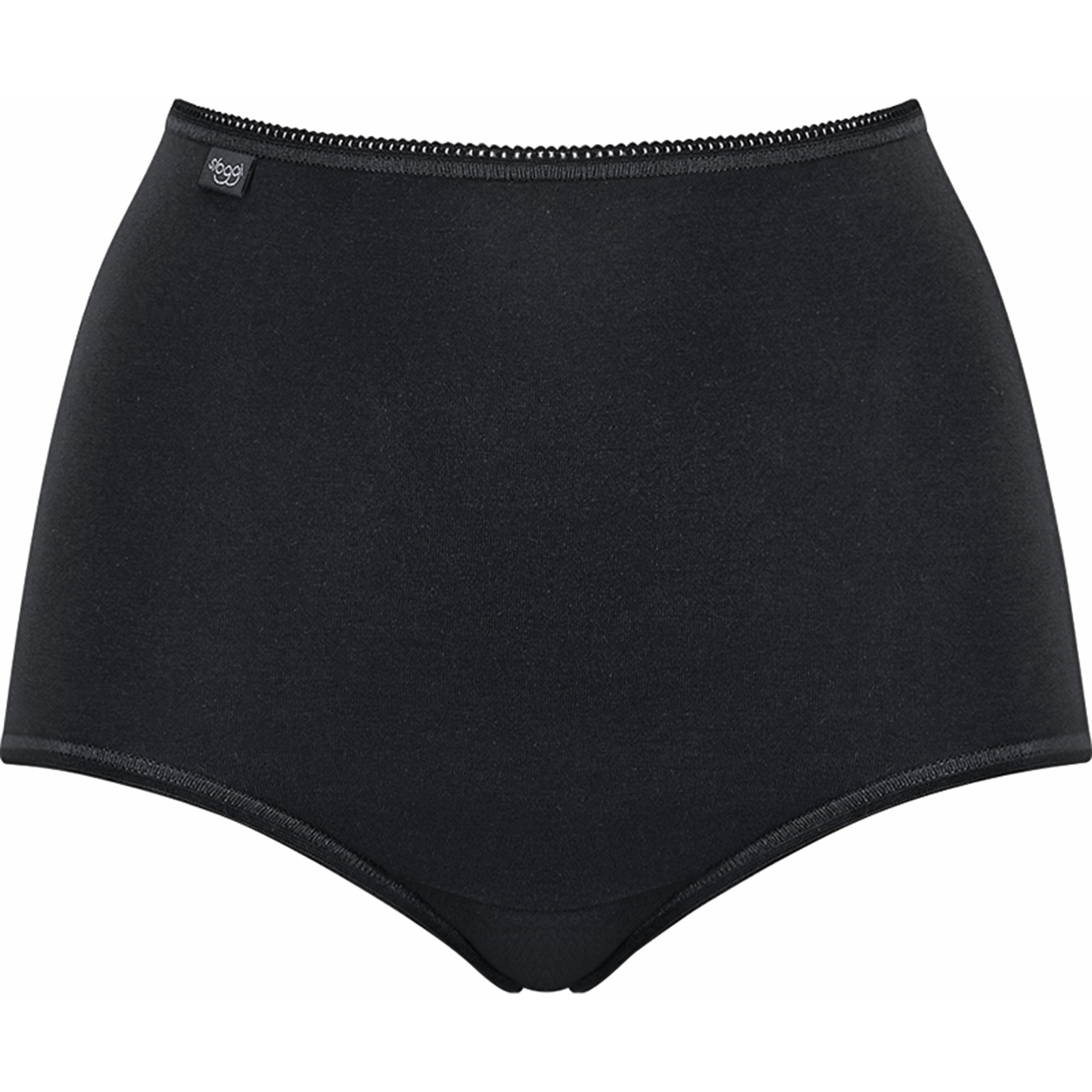 Sloggi Slip Damen Maxi C3P, 3er-Pack 48, schwarz