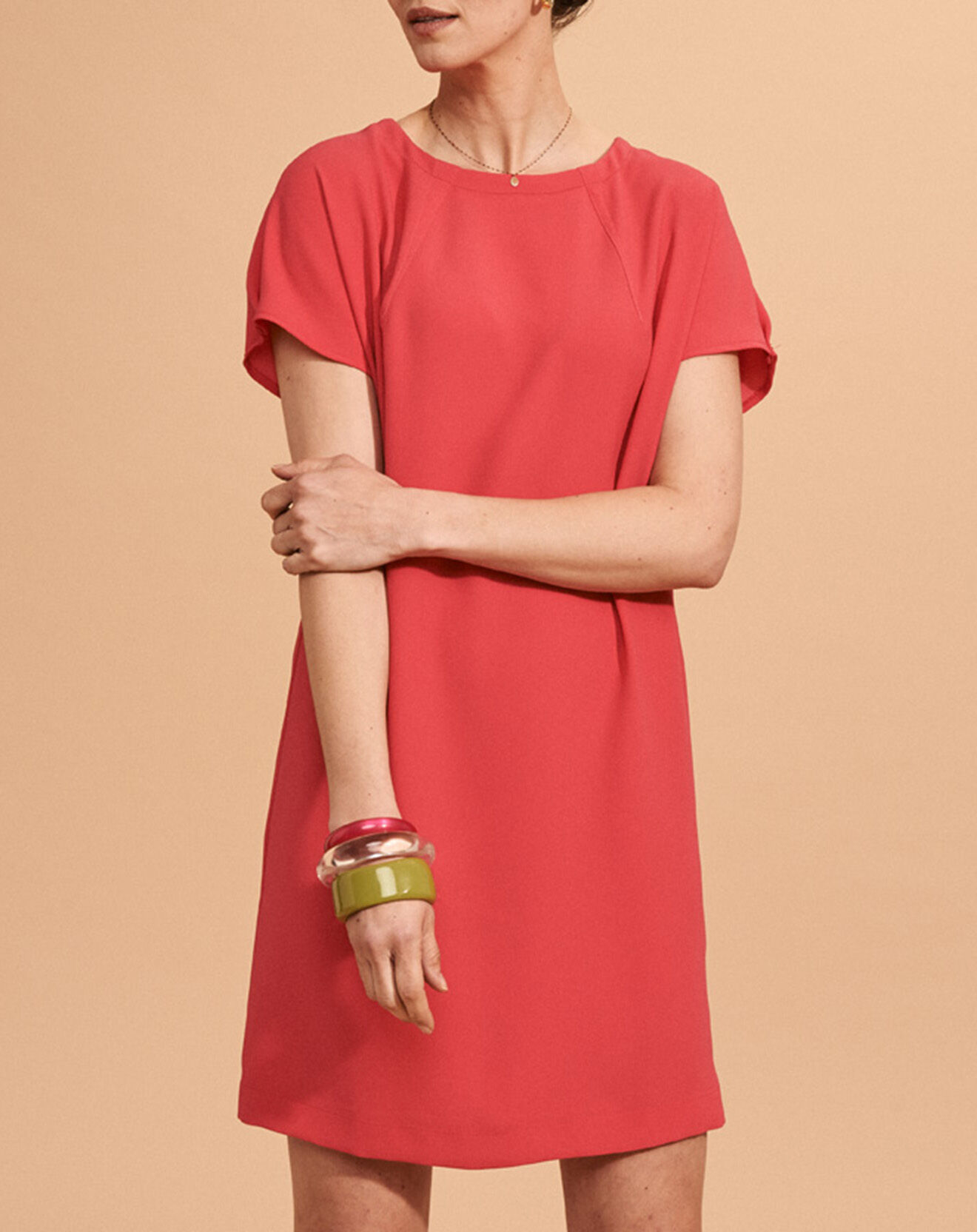 Devernois Robe Risoula rose fuchsia