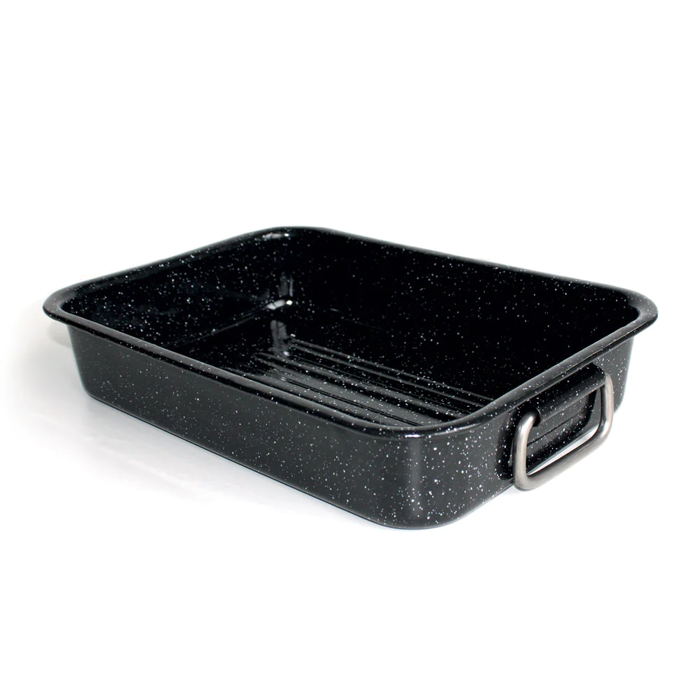 Plat à four Kitchen Roc 32x22 cm en acier émaillé Beka
