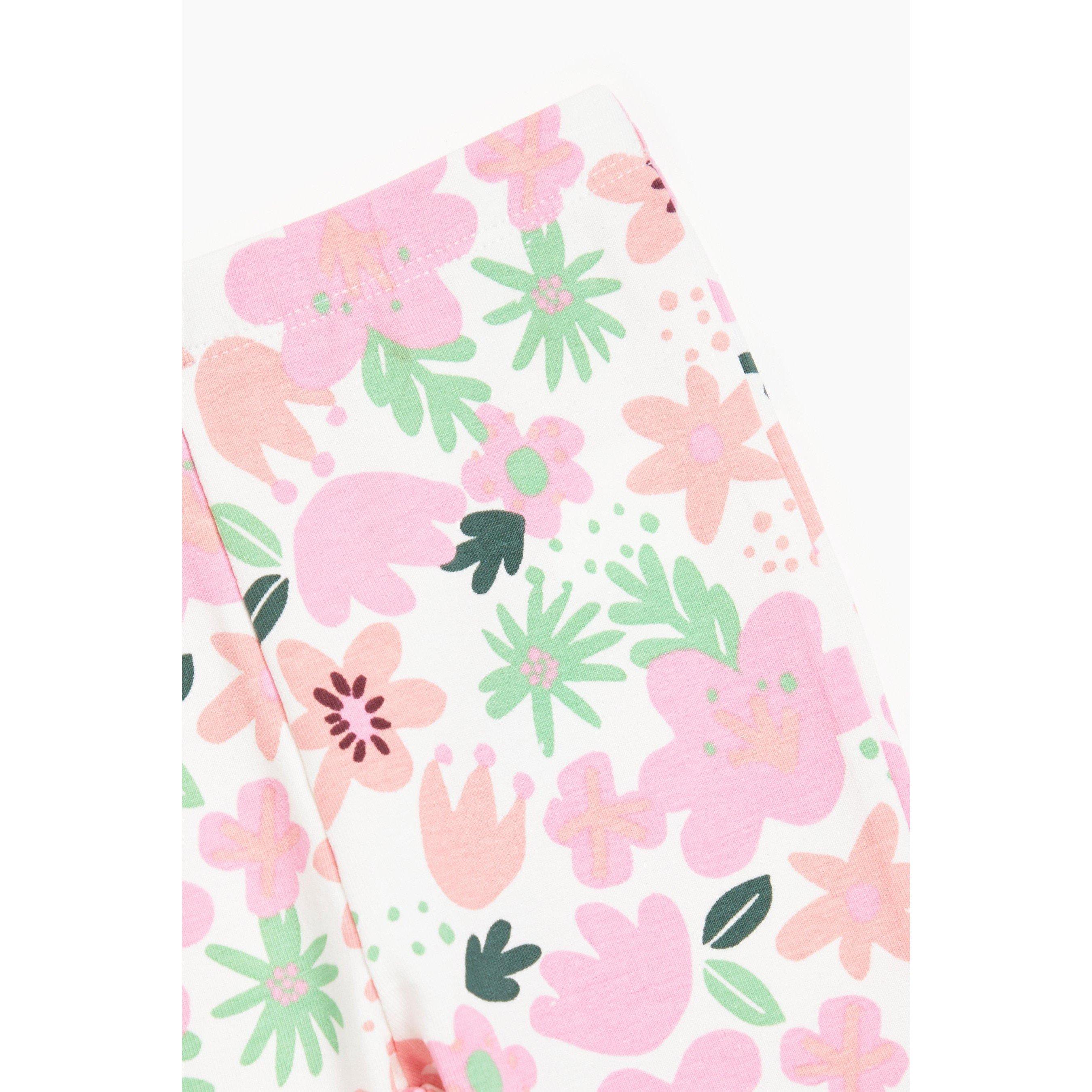 Hello World Studio Baby Girls Floral T-shirt and Legging