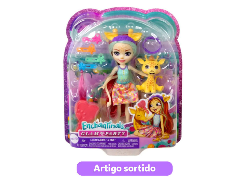 DELUXE_TV_GIRAFA ENCHANTIMALS MODELOS SORTIDOS