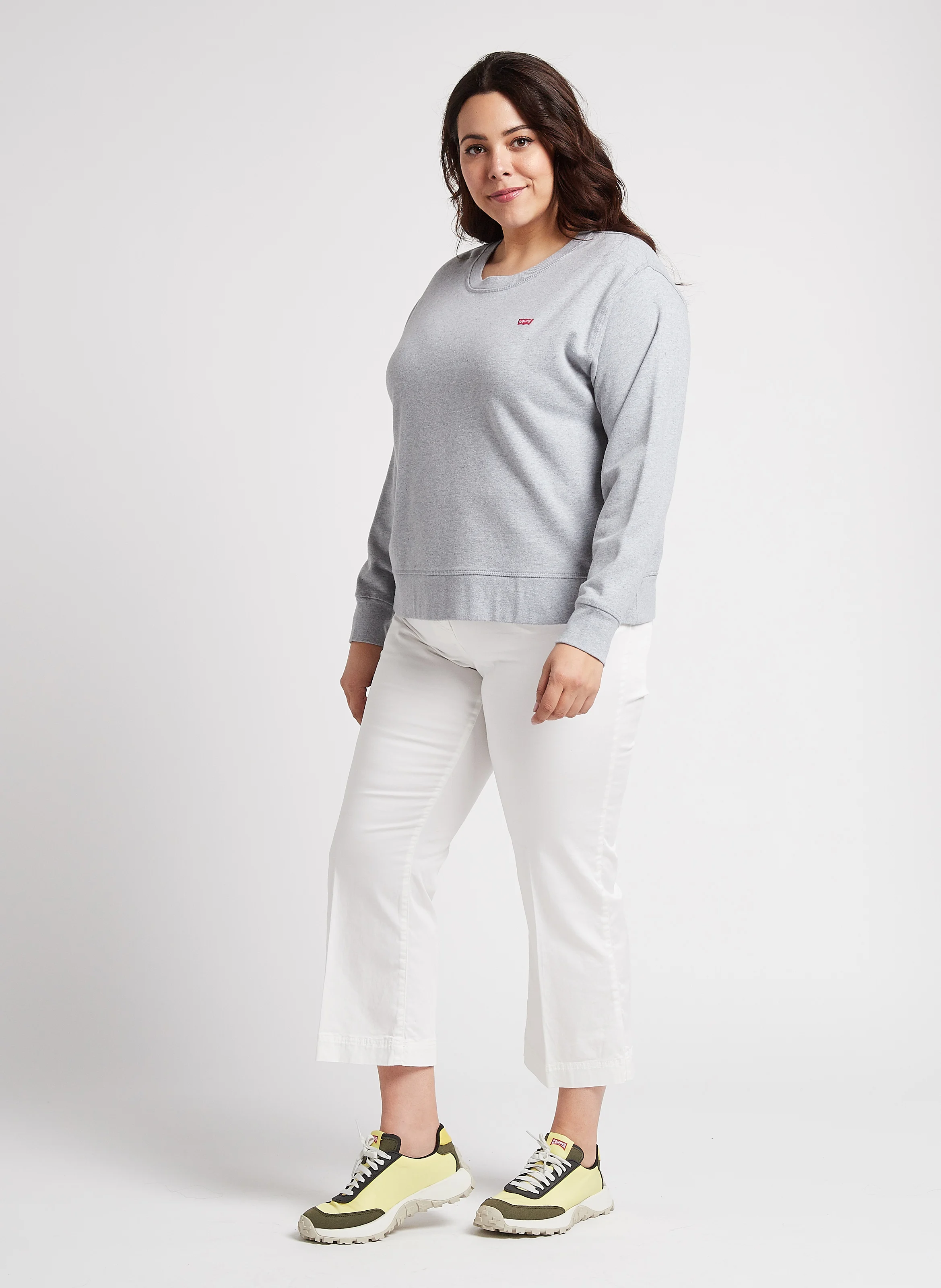 PL STANDARD CREW SWTSHRT - Sweat à col rond en coton | Gris