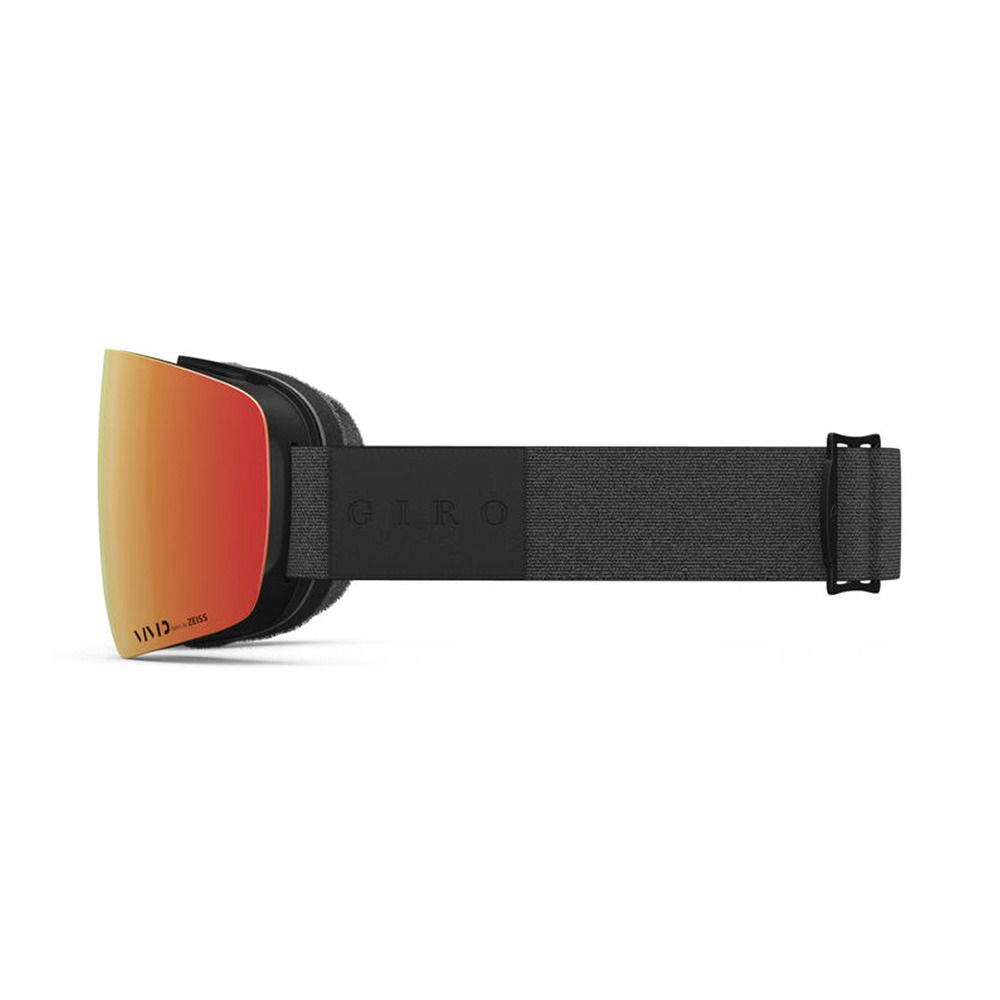 Giro CONTOUR - Masque ski Homme black mono/vivid ember + Écran supplémentaire vivid infrared