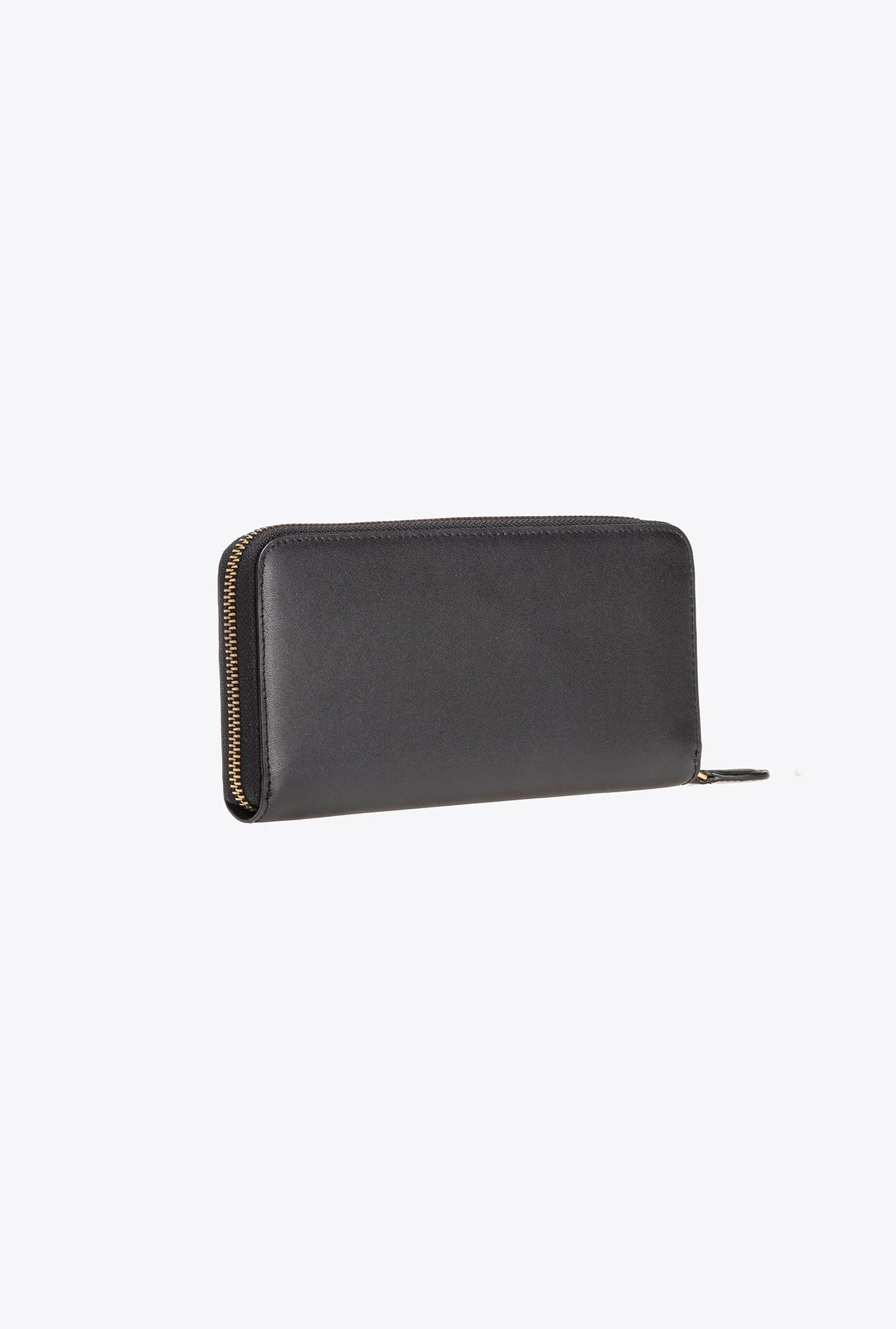 Portefeuille à contour zippé | Noir