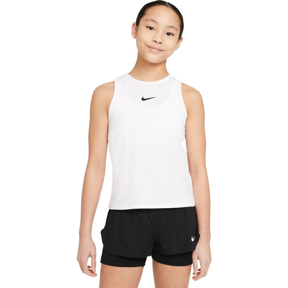 Nike Victory Dri-Fit Tennis Tanktop Mädchen weiß