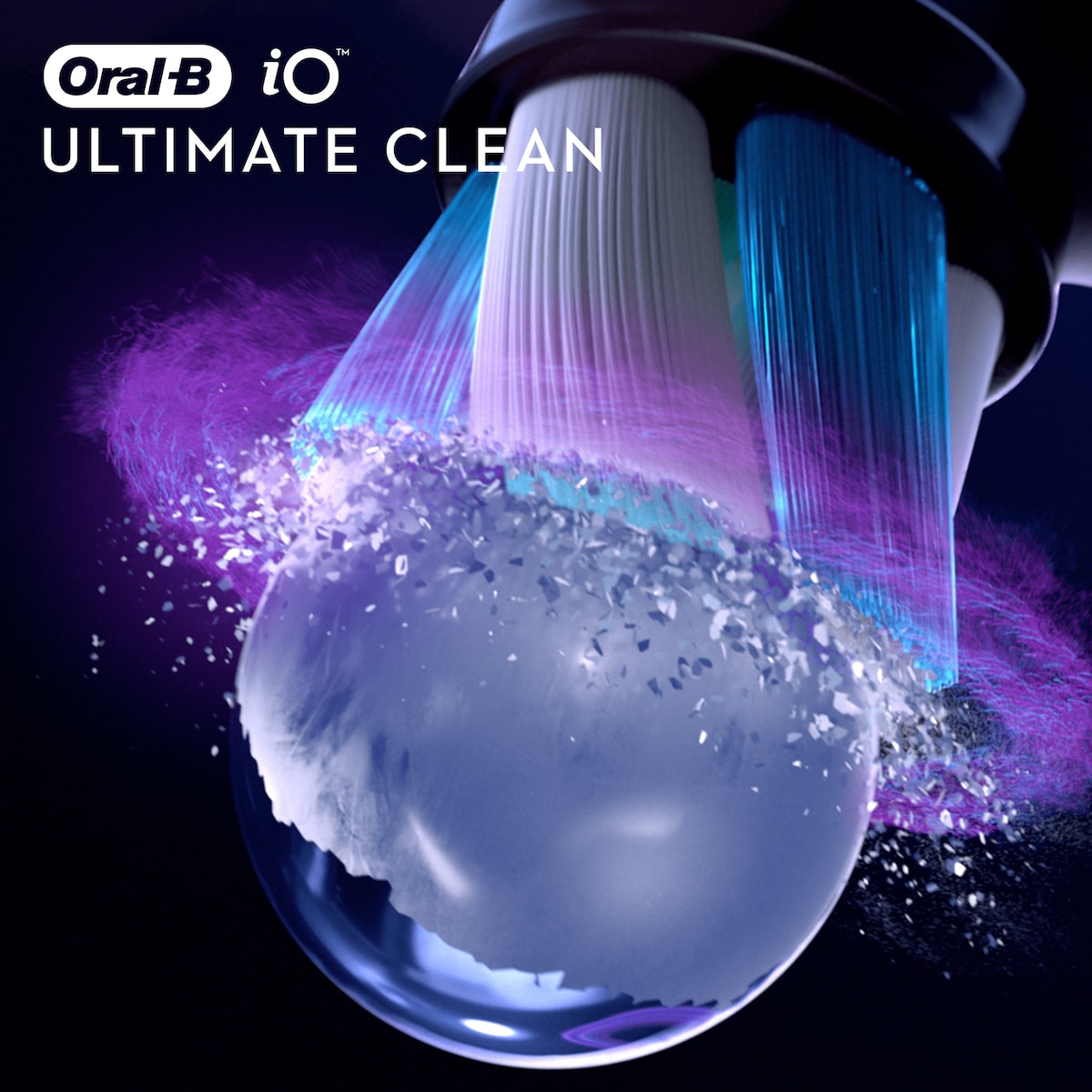 Oral-B iO Ultimate Clean tannbørste refill IOREFILL2BK (svart)