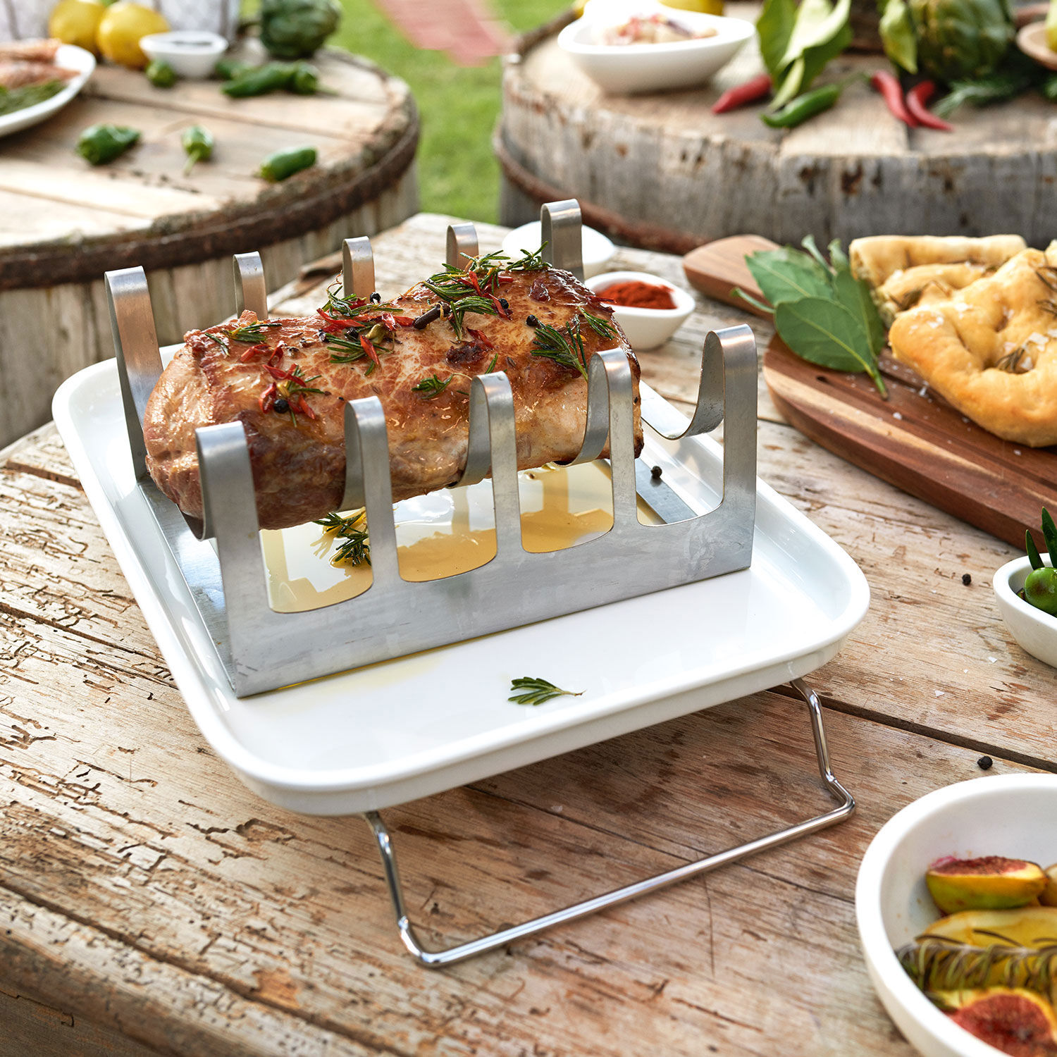 BBQ Passion Serving tray stainless steel