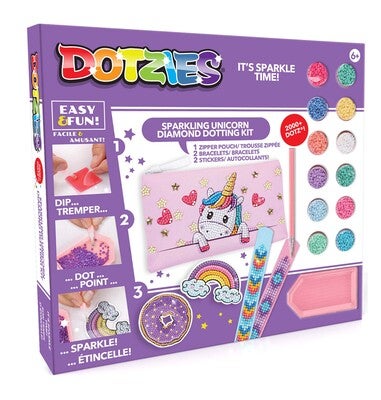 DiamondDotz Dotzies Aktivitetssett - Baby Unicorn