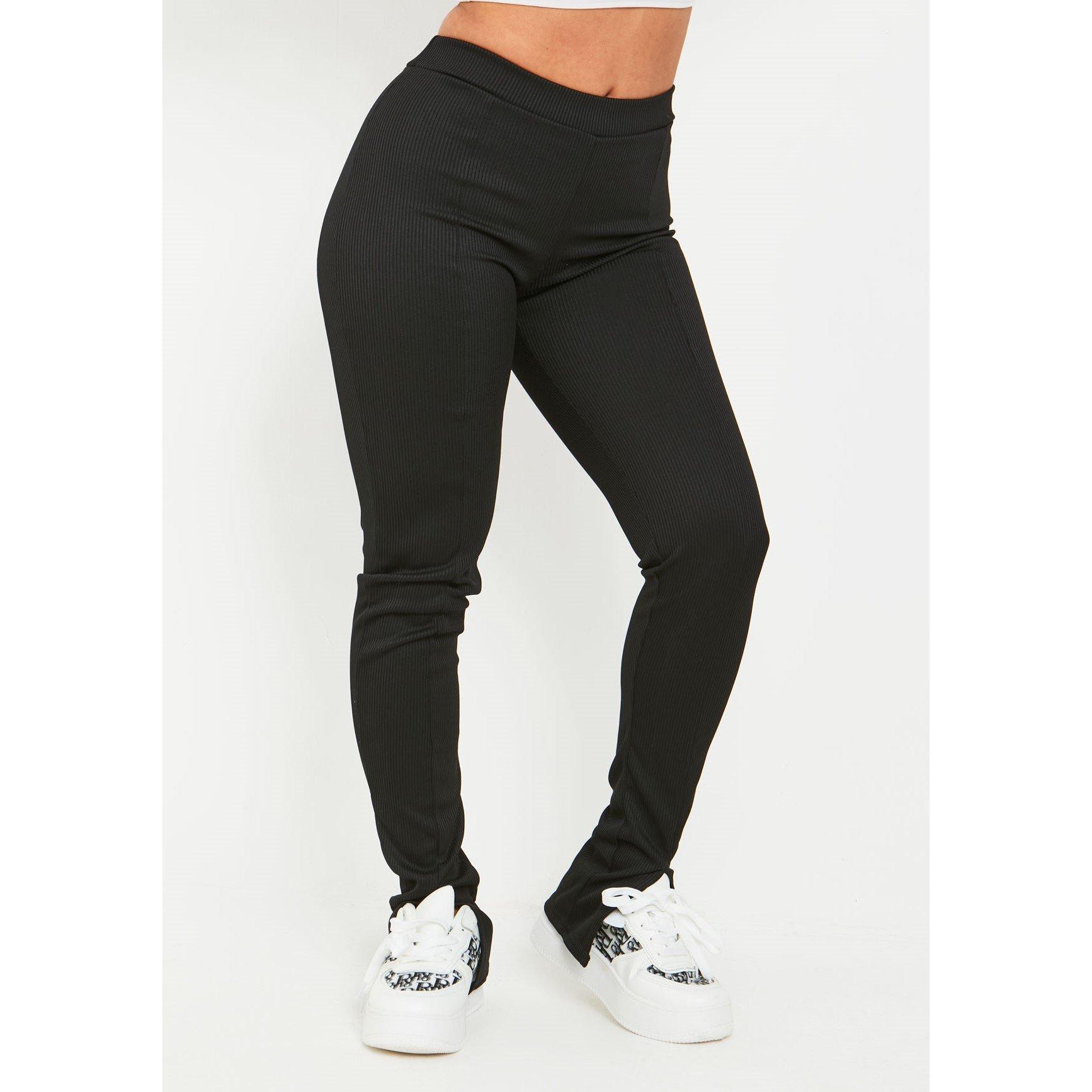 Missy Empire ME Thick Rib Leggings Womens