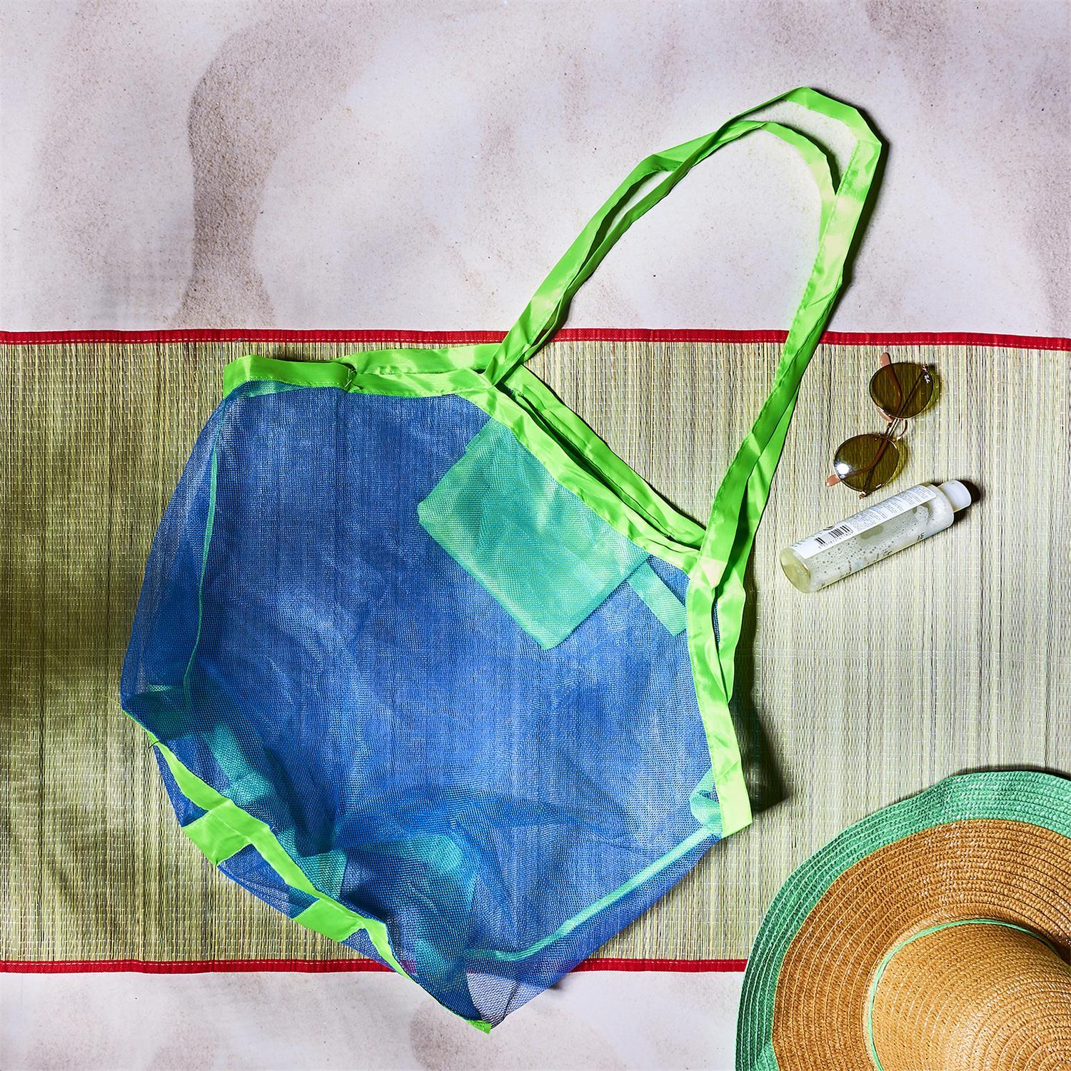 SAC FILET DE PLAGE 45X26CM