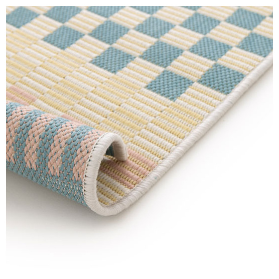 Tapis d'intérieur ou d'extérieur - aglaé - pastel multicolore - 160 x 230 cm
