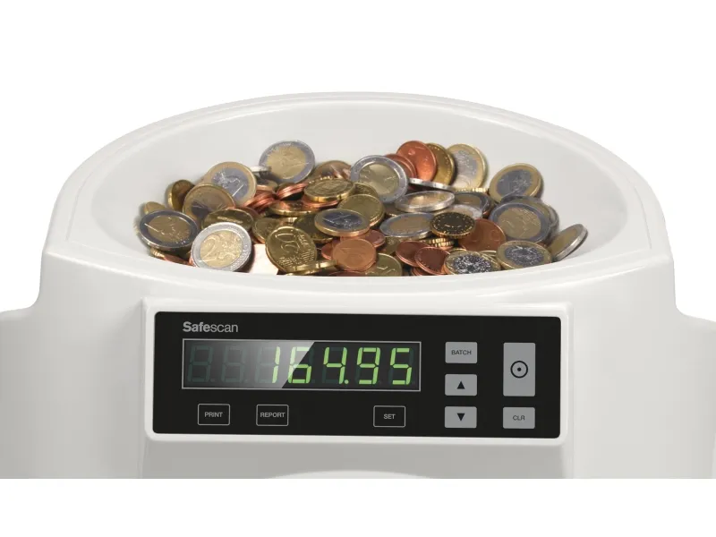 Mønttæller Safescan 1250 Basic - Coin counter and sorter (DKK)