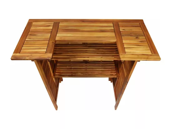 Table de bar 110 x 50 x 105 cm Bois d'acacia massif