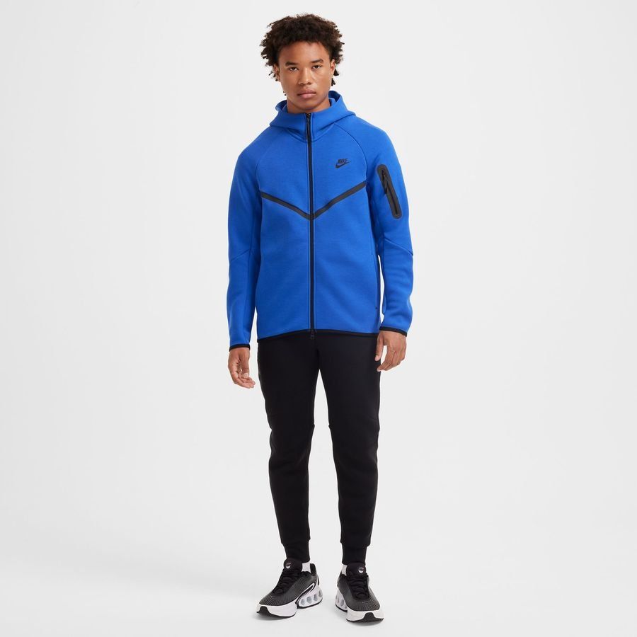 Nike Sweat à Capuche Tech Fleece 24 FZ Coupe-Vent - Bleu/Noir