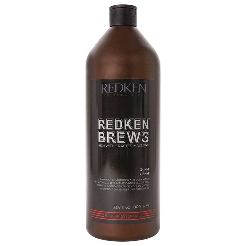 Shampooing 3-en-1 Redken Brews / 1000ml
